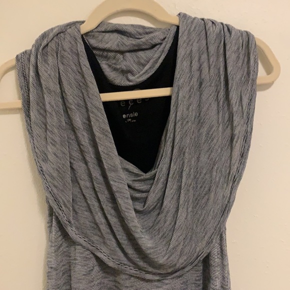 Kensie Dresses Kensie Pieces Black White Striped Maxi Dress Poshmark